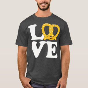 I Liebe Bretzels für das Büro für die Weihnachtsfe T-Shirt