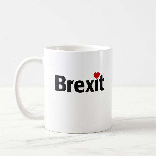 I Liebe Brexit Kaffeetasse (Links)