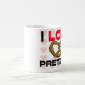 I Liebe-Brezeln Kaffeetasse (Mittel)