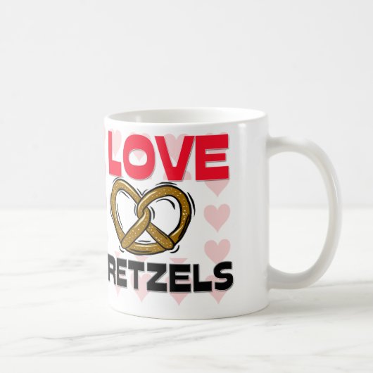 I Liebe-Brezeln Kaffeetasse (Rechts)