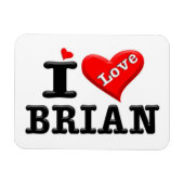 I LIEBE BRIAN MAGNET (Horizontal)