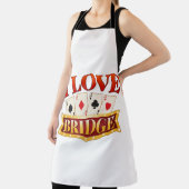 I Liebe Bridge Card Game Player Schürze (InSitu)