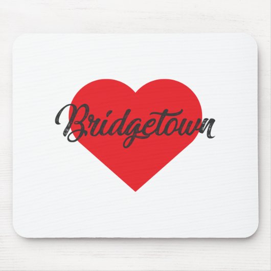 I Liebe Bridgetown - Barbados Mousepad (Vorne)