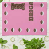 I Liebe Brigadeiro Geschirrtuch (Gefaltet)