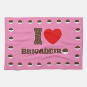 I Liebe Brigadeiro Geschirrtuch (Horizontal)