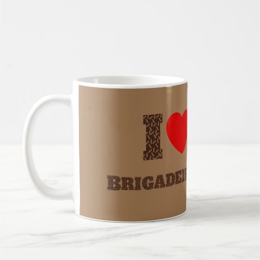 I Liebe Brigadeiro Kaffeetasse (Links)