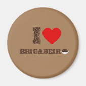 I Liebe Brigadeiro Magnet (Vorne)
