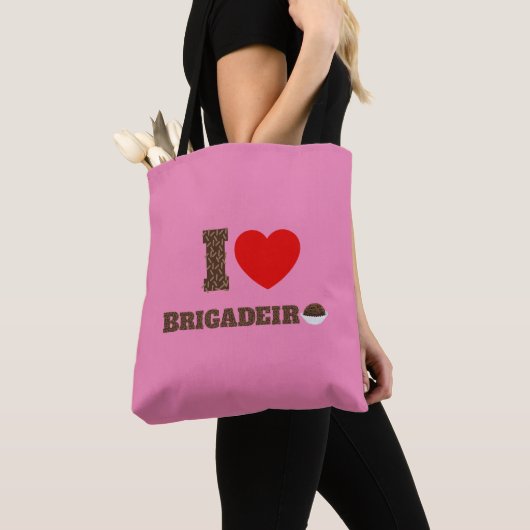 I Liebe Brigadeiro Tasche (Von Nahem)