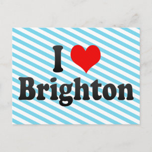 I Liebe Brighton, Vereinigtes Königreich Postkarte