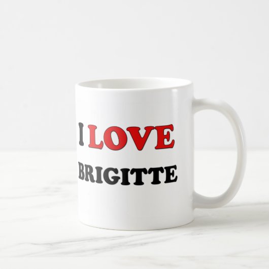 I Liebe Brigitte Kaffeetasse (Rechts)