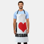 I Liebe Brisbane Schürze (Getragen)