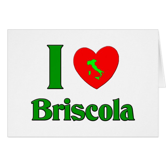 I Liebe Briscola (Vorderseite (Horizontal))