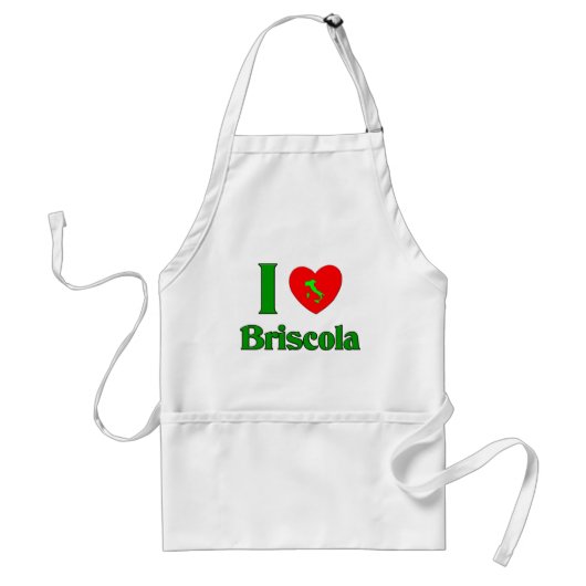 I Liebe Briscola Schürze (Vorne)