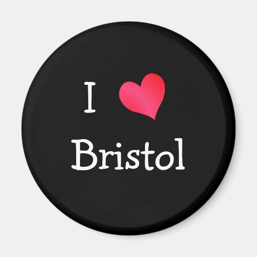 I Liebe Bristol Magnet (Vorne)