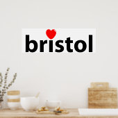 I Liebe Bristol Poster (Küche)