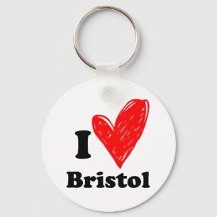 I Liebe Bristol Schlüsselanhänger