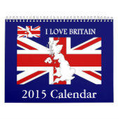 I LIEBE BRITAIN 2015 Mauerkalender Kalender (Titelbild)