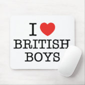 I Liebe-Briten-Jungen Mousepad (Mit Mouse)