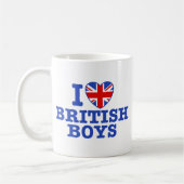 I Liebe British Boys Kaffeetasse (Links)