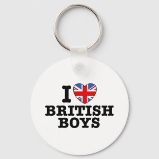 I Liebe British Boys Schlüsselanhänger