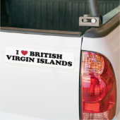 I Liebe British Virgin Islands Autoaufkleber (Auf Lkw)