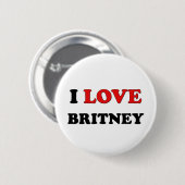 I Liebe Britney Button (Vorne & Hinten)