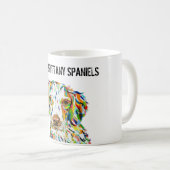 I Liebe Brittany Spaniels Tasse (VorderseiteRechts)