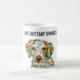 I Liebe Brittany Spaniels Tasse