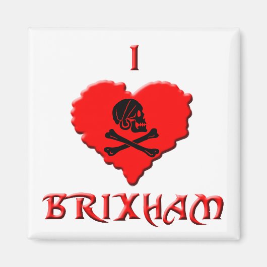I Liebe Brixham Magnet (Vorne)