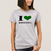 I Liebe Broccoli, Brokkoli Liebhaber T-Shirt (Vorderseite)
