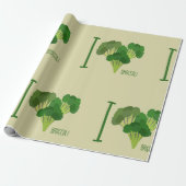 I Liebe Broccoli Geschenkpapier (Ungerollt)