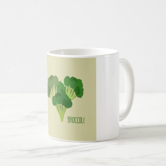 I Liebe Broccoli Kaffeetasse (VorderseiteRechts)