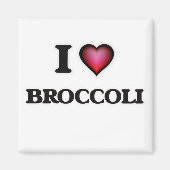 I Liebe Broccoli Magnet (Vorne)