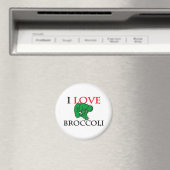 I Liebe Broccoli Magnet (In Situ (Geschirrspüler))