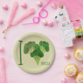 I Liebe Broccoli Pappteller (Party)