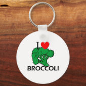 I Liebe Broccoli Schlüsselanhänger (Vorderseite)