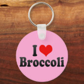 I Liebe Broccoli Schlüsselanhänger (Vorderseite)