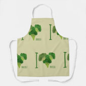 I Liebe Broccoli Schürze (Vorderseite)