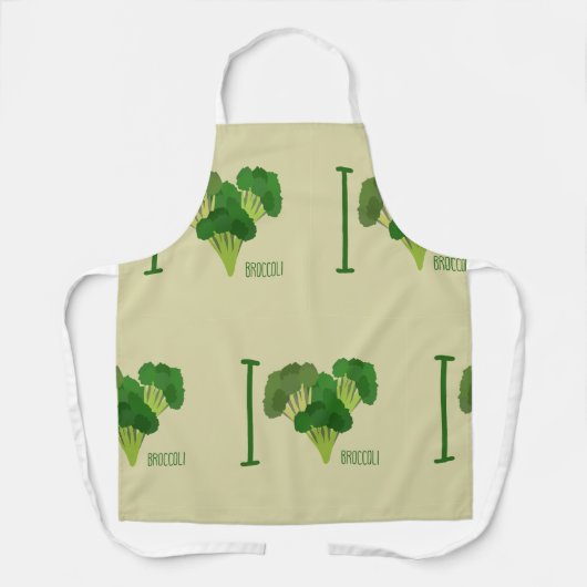 I Liebe Broccoli Schürze (Vorderseite)