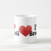 I Liebe-Brokkoli Kaffeetasse (Mittel)