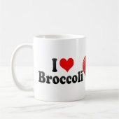 I Liebe-Brokkoli Kaffeetasse (Links)