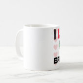I Liebe-Brokkoli Kaffeetasse (Vorderseite Links)