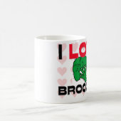 I Liebe-Brokkoli Kaffeetasse (Mittel)