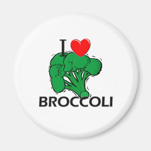 I Liebe-Brokkoli Magnet