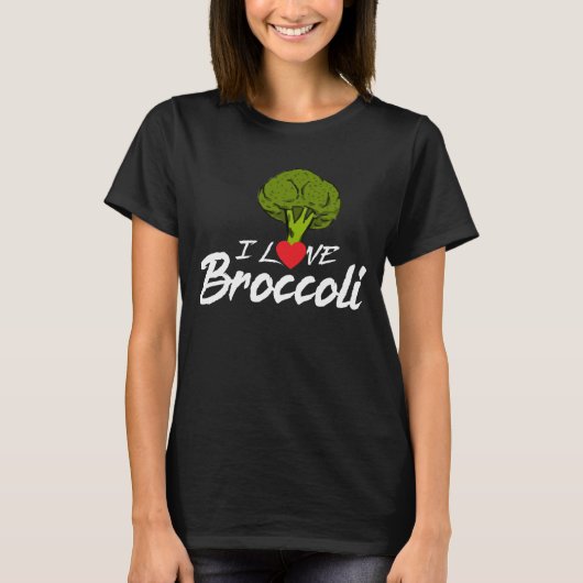 I Liebe-Brokkoli, Pflanzen-Esser, Herbivore, T-Shirt (Vorderseite)