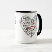 I Liebe Brompton Bikes Tasse (VorderseiteRechts)