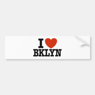 I Liebe Brooklyn Autoaufkleber