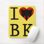 I Liebe Brooklyn, BK New York Mousemat Mousepad (Mit Mouse)