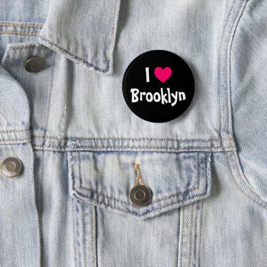 I Liebe Brooklyn Button (Beispiel)