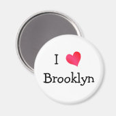 I Liebe Brooklyn Magnet (Vorderseite/Rückseite)